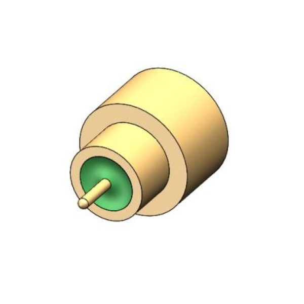 Hermetisch abgedichteter SMPM-Stecker